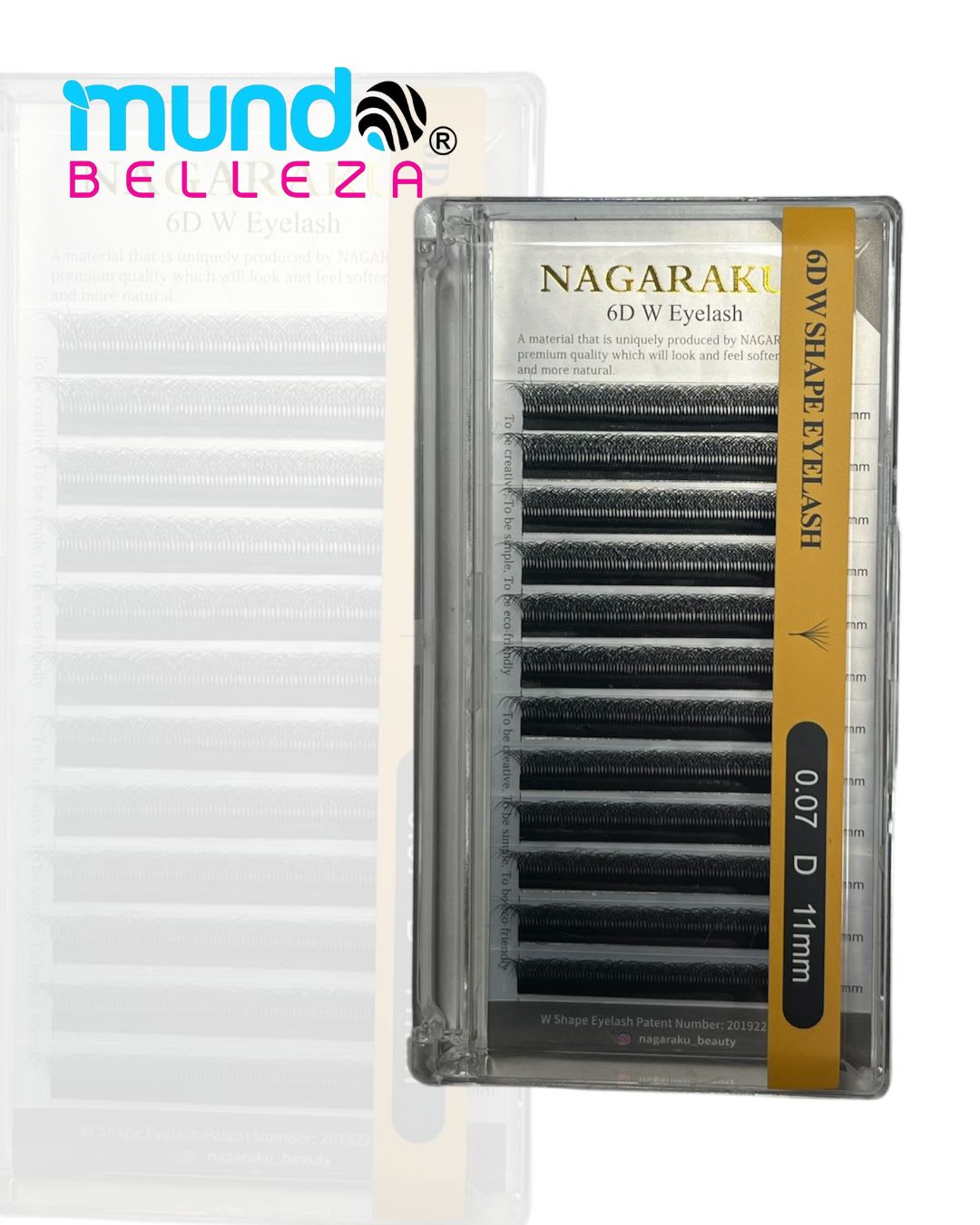 Pestañas Nagaraku Fibras Tecnologicas 0.07D (6d 11 mm)