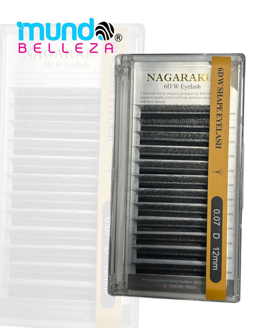 Pestañas Nagaraku Fibras Tecnologicas 0.07D (6d 12 mm)