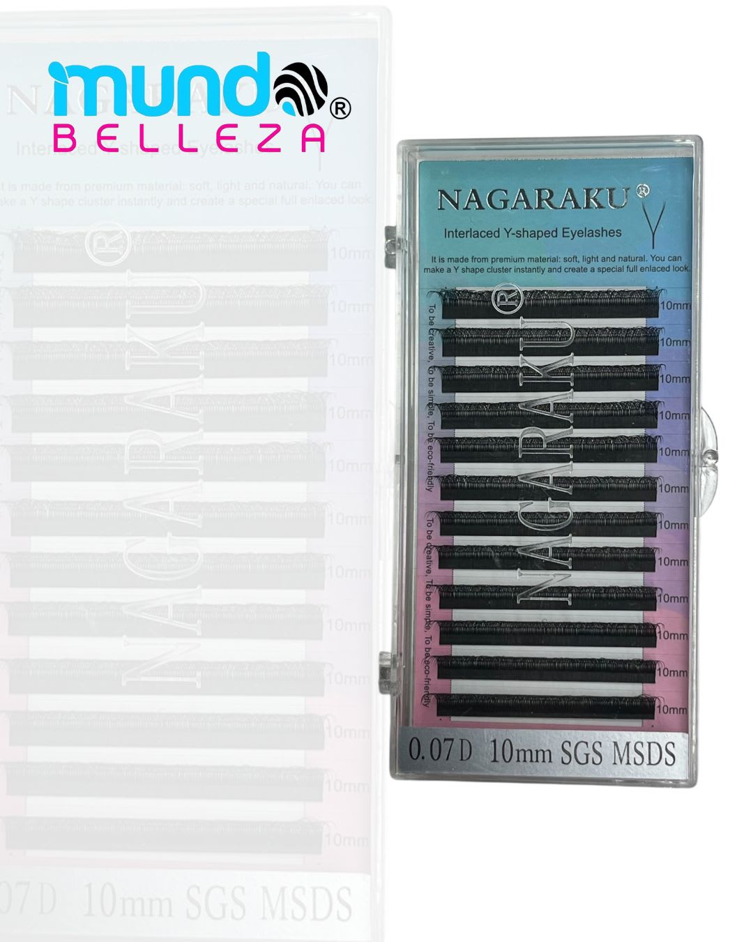 Pestañas Nagaraku Fibras Tecnologicas 0.07D (yy 10 mm)