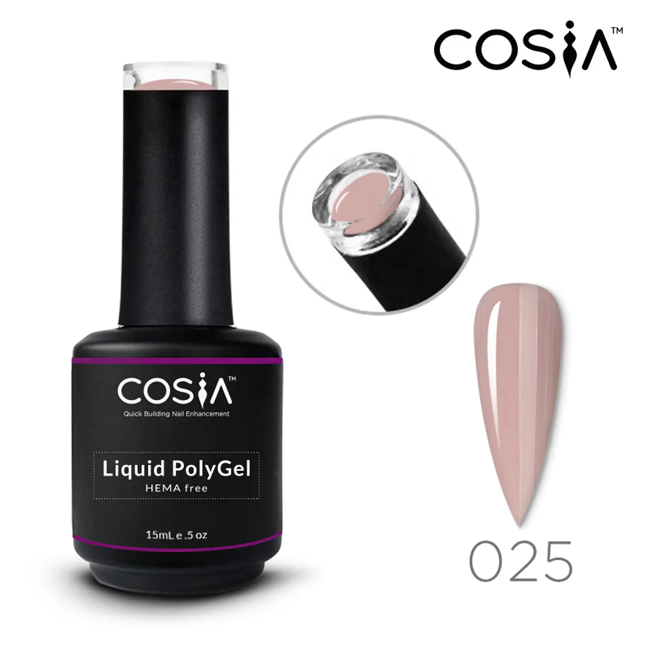 Polygel Líquido Cosia 25 15 ml