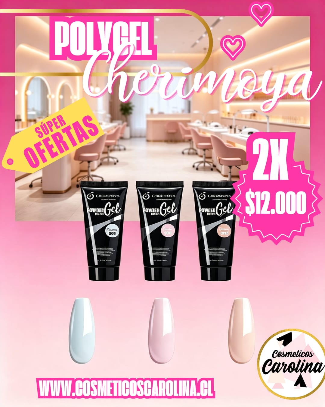 Promoción de 2 Poligel Cherimoya 50 gr