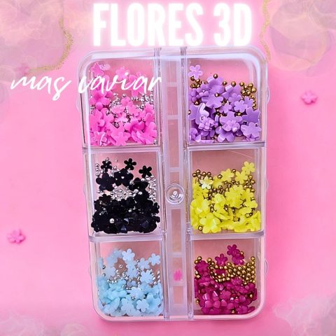 Set Flores 3D Mas Caviar
