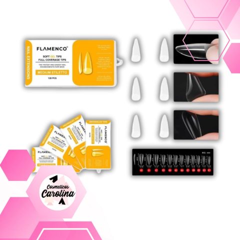 Soft Gel Flamenco Medium Stiletto 120 Pc