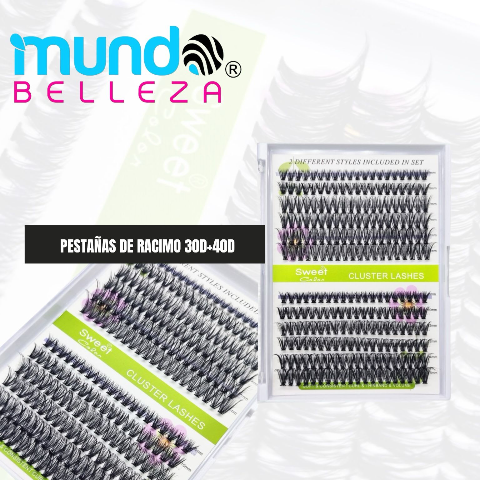 Sweet Color Pestaña por Punto 30p + 40p Mix
