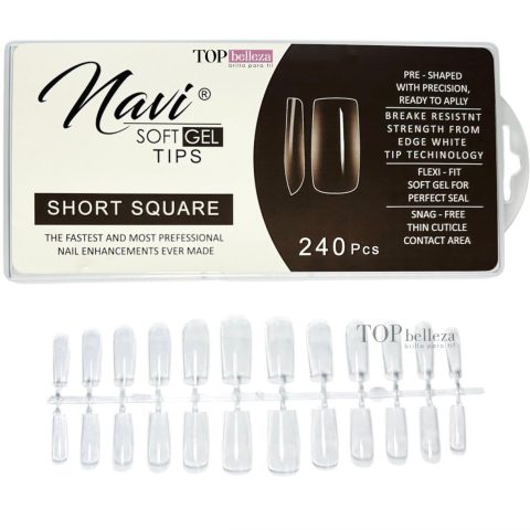 Tips Soft Gel Short Square
